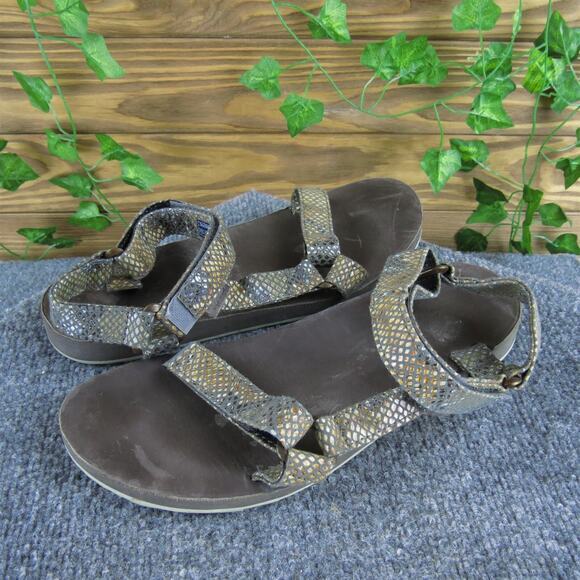 Teva‎ Women's 1006324 Sport Sandals Brown Synthetic Sz 10 Medium Used 2025 - Picture 1 of 7